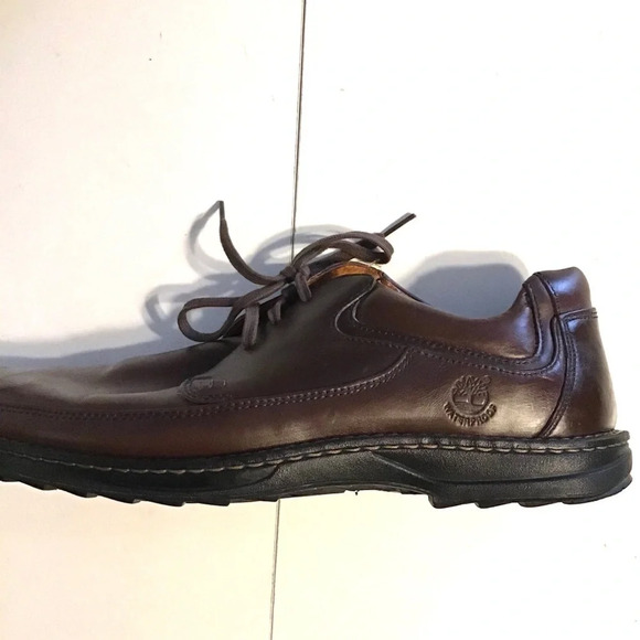 Timberland Men’s Leather Derby Shoes Size 11/11.5 - Picture 7 of 11